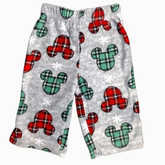 Disney VTG Mickey Mouse Knit Sweater with Printed Fleece Pants Size 12M - Picture 5 of 11